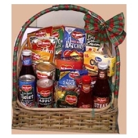 Canned goods and other Goodies in Basket#13