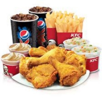 KFC bucket meal ( 8 pcs)